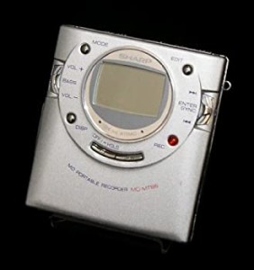 【中古 良品】 SHARP　シャープ　MD-MT66-S　シルバー　ポータブルMDレコー