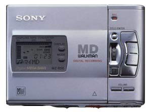 【中古品】 SONY　ソニー　MZ-R50 シルバー　ポータブルMDレコーダー　 