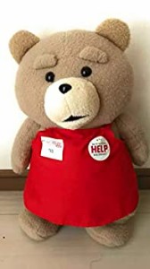 (中古品)tedテッド　おれのBIGモフモフエプロンぬいぐるみ　 特大48cm