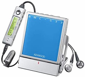 【中古 良品】 KENWOOD　ケンウッド　DMC-S33-L（ブルー）　ポータブルMDプ