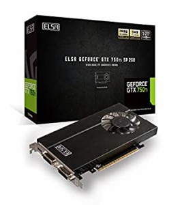 【中古】 ELSA NVIDIA GeForce GD750Ti 2GB グラフィックボード GD750-2GERTSP