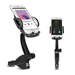 新品 未使用 スマホホルダー ブラック 360度回転 車載ホルダー  