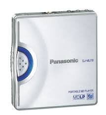 Panasonic ポータブルMDプレーヤー　SJ-MJ78-S　MDLP対応(中古品)