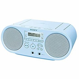 ソニー SONY CDラジオ ZS-S40 : FM/AM/ワイドFM対応 ブルー ZS-S40 L(中古品)