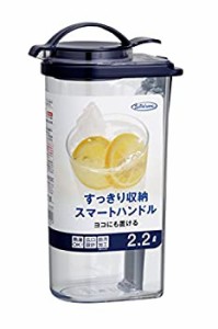 岩崎 冷水筒 ブルー 2.2L タテヨコ・ハンドルピッチャー ネクスト K-1297NB(中古品)