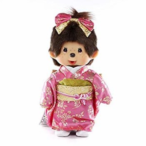 【中古】モンチッチ 振袖モンチッチ 女の子 ぬいぐるみ 高さ約20cm