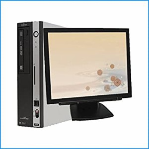 【中古】中古 デスクトップパソコン液晶セット 富士通製D5290 19型液晶 超高速Core2Duo-2.93GHz 標準2GB搭載 大容量HDD160GB搭載 DVDドラ