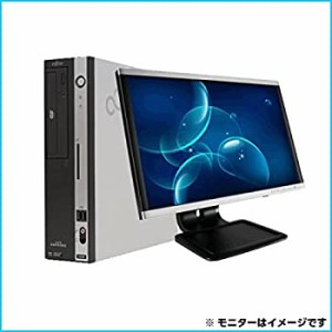 【中古】中古 デスクトップパソコン液晶セット 富士通製D5290　22インチワイド液晶 超高速Core2Duo-2.93GHz 標準2GB搭載 大容量HDD160GB