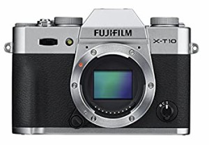 【中古】 FUJIFILM 富士フイルム ミラーレス一眼 X-T10 ボディ シルバー X-T10-S