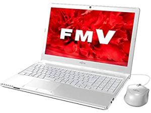 【中古】 富士通 ノートパソコン FMV LIFEBOOK AH42/U アーバンホワイト FMVA42UW