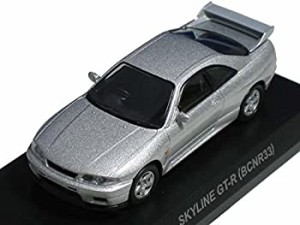 【中古】 京商 1/64 NISSAN スカイライン&GT-R NEO ミニカーコレクション スカイライン GT-R R33 GT9 銀