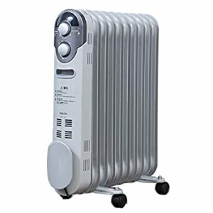 【中古】 山善 YAMAZEN オイルヒーター (1200 700 500W 3段階切替式) (温度調節機能付) (24時間入切タイマー付) ホワイト DO-TL124 (W)