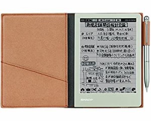 シャープ 電子ノート ブラウン系 WG-S30-T(中古品)