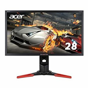 Acer ディスプレイ ゲーミングモニター XB281HKbmiprz 28インチ/4K解像度/1(中古品)