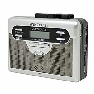 (中古品)WINTECH ポータブルカセットプレーヤー アラームクロック搭載/AM,FMラジオ