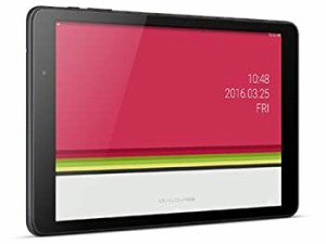 (中古品)Huawei au Qua tab 02 HWT31 チャコールブラック