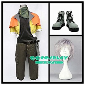 【中古】コスプレ衣装+ウイッグ+靴 ファイナルファンタジーXIII FFXIII、FF13 ホープ・エストハイム (Hope Estheim) cosplay