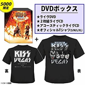 【中古】 キッス・ロックス・ヴェガス【5000セット完全限定生産DVD+2枚組CD+アコースティックCD+Tシャツ (Lサイズのみ) (日本先行発売/日