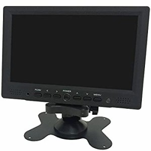 【中古】 バックモニター 7インチ 車載モニター 1080P HDMI出力 VGAポート PC/DVD/バックカメラなどに接続可能 IRリモコン付き