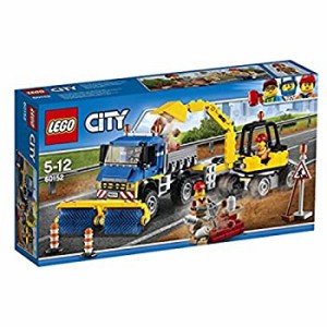 【中古】レゴ (LEGO) シティ 道路清掃車とパワーショベル 60152