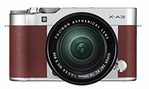 【中古】 FUJIFILM 富士フイルム ミラーレス一眼 X-A3 レンズキット ブラウン X-A3LK-XC-BW