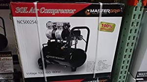 MASTERGRIP オイルレス エアー コンプレッサー タンク容量30L 1.5馬力 NCS0(中古品)