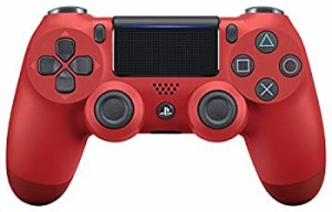 【中古】【純正品】ワイヤレスコントローラー (DUALSHOCK 4) マグマ・レッド (CUH-ZCT2J11)