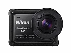 Nikon 防水アクションカメラ KeyMission 170 BK ブラック（中古品）