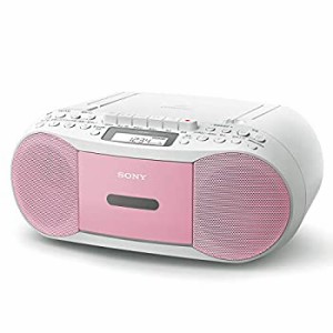 ソニー SONY CDラジカセ レコーダー CFD-S70 : FM/AM/ワイドFM対応 録音可能 ピンク CFD-S70 P(中古品)