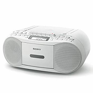 ソニー SONY CDラジカセ レコーダー CFD-S70 : FM/AM/ワイドFM対応 録音可能 ホワイト CFD-S70 W(中古品)