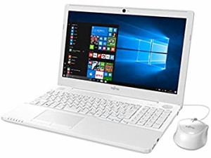 【中古】 富士通 15.6型ノートパソコン FMV LIFEBOOK AH42 A3 プレミアムホワイト FMVA42A3W