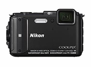 (中古品)Nikon デジタルカメラ COOLPIX AW130 ブラック BK
