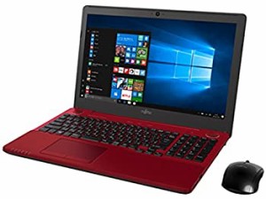 【中古】 富士通 15.6型ワイド ノートパソコンFMV LIFEBOOK AH53/A3ルビーレッド FMVA53A3