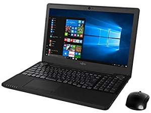 【中古】 富士通 15.6型ワイド ノートパソコンFMV LIFEBOOK AH53/A3シャイニーブラック FM