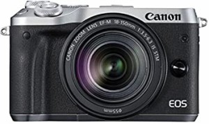 (中古品)Canon ミラーレス一眼カメラ EOS M6 レンズキット(シルバー) EF-M18-150mm