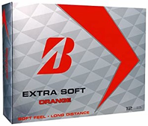 【中古】BRIDGESTONE(ブリヂストン) ゴルフボール EXTRA SOFT ゴルフボール(1ダース 12球入り) XSOX オレンジ