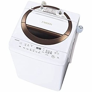【中古】東芝 DDインバーター洗濯機 全自動 ZABOON 6kg ブラウン AW-6D6 T