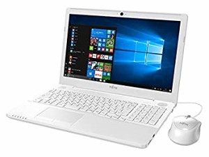 【中古】 富士通 15.6型 ノートパソコンFMV LIFEBOOK AH42 B2 プレミアムホワイト FMVA42B2W