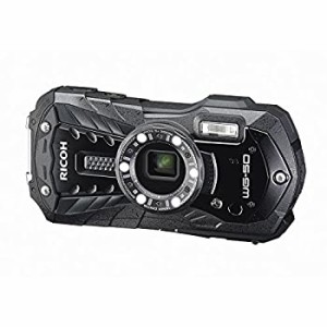 RICOH 防水デジタルカメラ RICOH WG-50 ブラック 防水14m耐ショック1.6m耐寒-10度 RICOH WG-50(中古品)