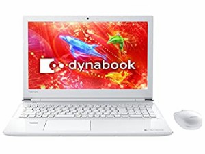 【中古】 東芝 15.6型 ノートパソコン dynabook T55 D リュクスホワイト PT55DW