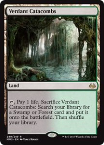 【中古】 英語版 モダンマスターズ2017 Modern Masters 2017 Edition MM3 新緑の地下墓地 Verdant Catacombs マジック・ザ・ギャザリング