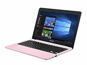 ASUS VivoBook E203NA ノートPC(ペタルピンク/11.6”(1366x768)/N3350/2.4GHz/2M(中古品)