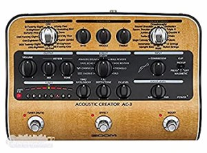 ZOOM ズーム Acoustic Creator アコースティックギター用プリアンプ AC-3(中古品)