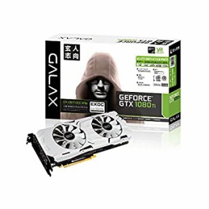 【中古】 玄人志向 ビデオカード 新シリーズGALAKURO Whiteモデル GEFORCE GTX 1080Ti GK-GTX1080Ti-E11GB/WHITE