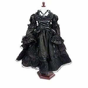 【中古】【Cospland】Bjd 球体関節人形 黒アリス 服 コスチューム 1／3