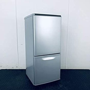 【中古】パナソニック 138L 2ドア冷蔵庫（シルバー）【右開き】Panasonic NR-B14AW-S