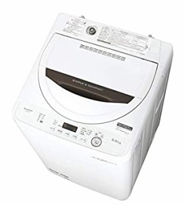 【中古】シャープ SHARP 全自動洗濯機 ステンレス槽 5.5kg ブラウン系 ES-GE5B-T