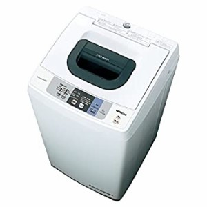 【中古】日立 全自動洗濯機 5kg ピュアホワイト NW-50B W