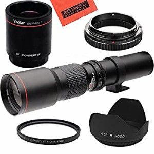 【中古】 ハイパワー500mm/1000mm f/8マニュアル望遠レンズ SONY a7r a7s a7 a6500 a6300 a6000 a5100 a5000 a3000 NEX-7 NEX-6 NEX-5T N