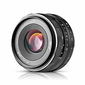 【中古】 Meike 35mm F1.7 大口径マニュアルフォーカスMF固定レンズ SONY EマウントA6000 A6100 A5000 A5100 A6300 A6500 NEX 3 3N用